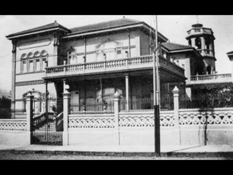 Castillo azul foto antigua