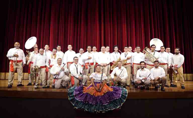 Banda de Conciertos de Guanacaste en el Teatro Nacional de Costa Rica