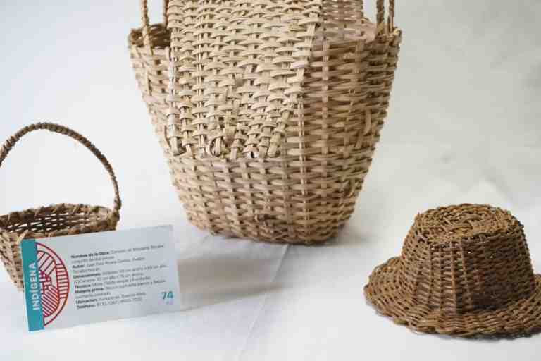 Canasto de artesanía Térraba