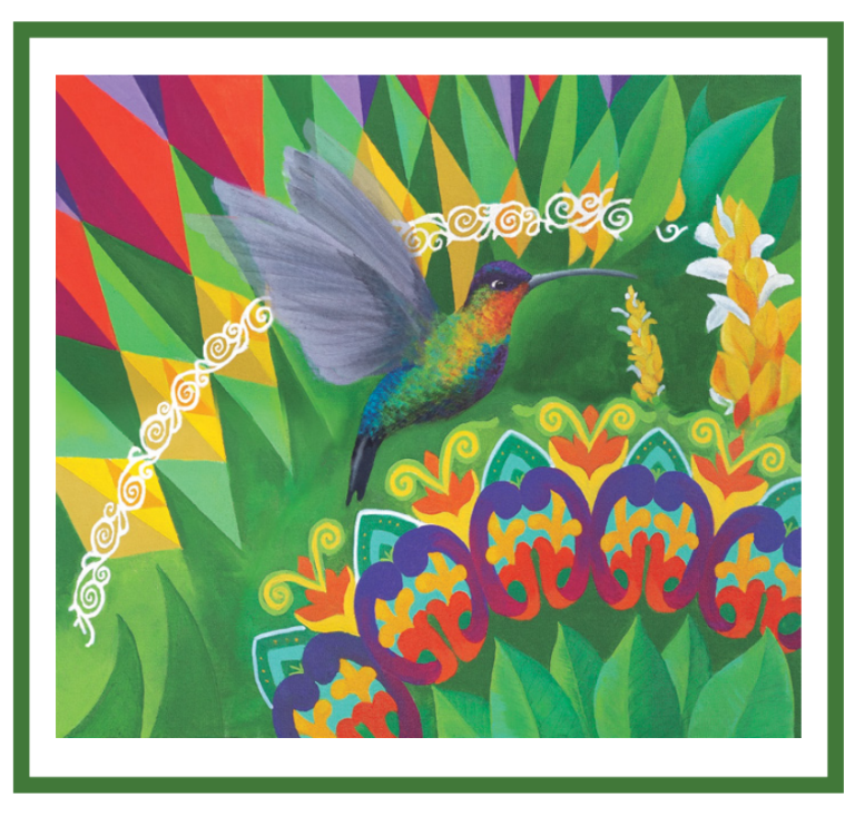 Colibrí con elementos de Sanchí