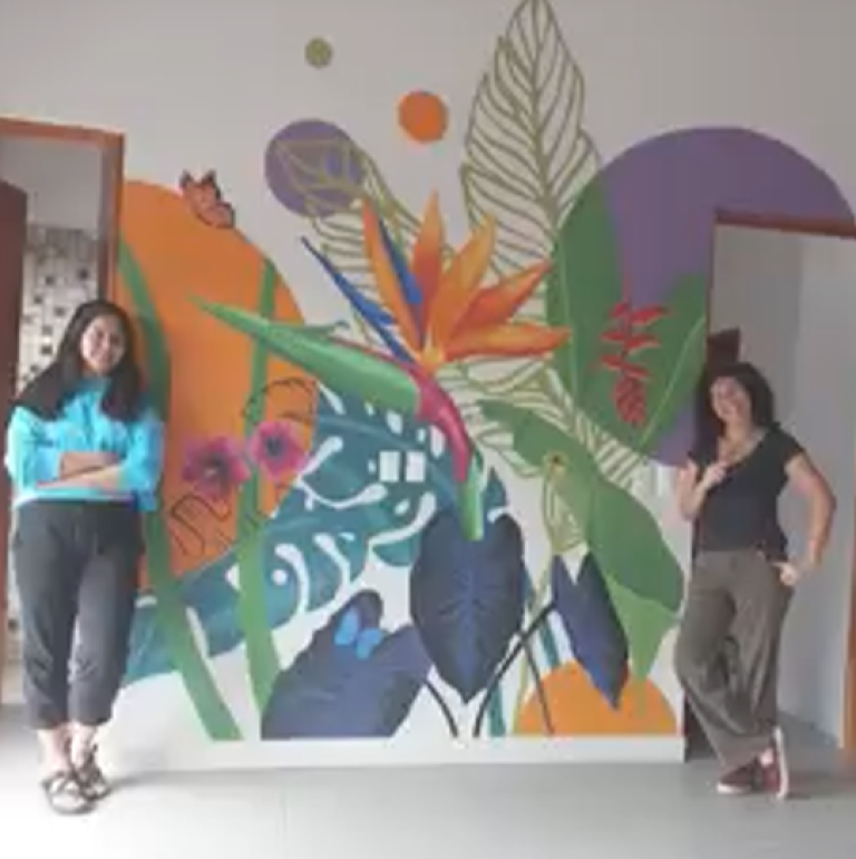 Mural Pura vida Naturaleza