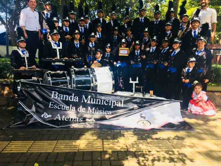Banda de Marcha en San Ramón